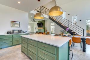 Walk to Lake Home with Game Room in Medicine Park!