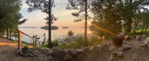 Gorgeous Views, Fishing at Private Cabin on Pelican Lake, Orr MN