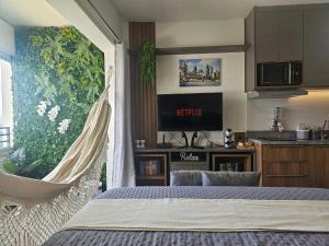 Studio prox Metro Butanta lazer completo e estacionamento