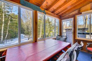 Rustic Searsport Cabin Loft and Sunroom on 10 Acres