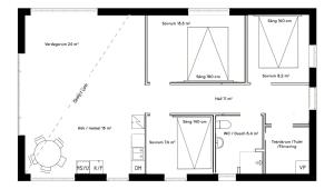 Modern Cottage With Basketball Court On Tjörn