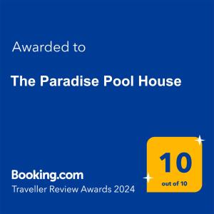 The Paradise Pool House Since 2025