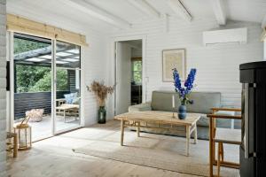 House By Sejerø Bay With Sunset