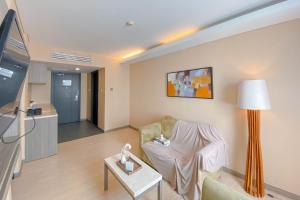 Best Deal and Homey 1BR No Kitchen at Grand Palace Kemayoran Apartment By Travelio