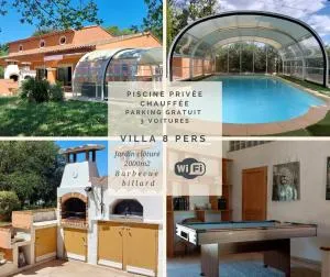 Villa 160m2 Piscine chauffée privée - Régusse