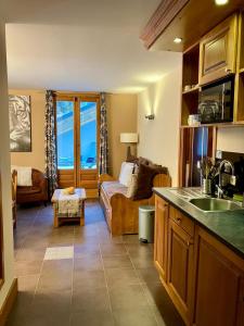 Appartements Confort cosy, piscine et spa au pied du MontBlanc : photos des chambres