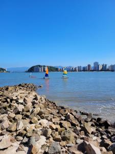 Refúgio Pé na areia em São Vicente