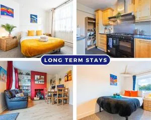 Wood Fire and Parking Large 4-Bed House Extended Stays - Whitchurch