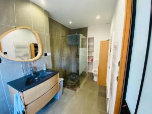 Sejours chez l'habitant Chambre privee au coeur de Calais : Chambre Double avec Salle de Bains Commune
