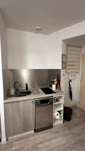 Appartement 2 pieces centre Menton jardin Bioves