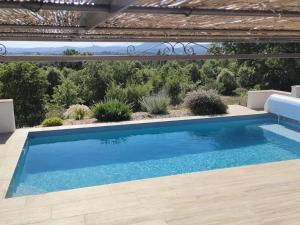 Maisons de vacances Maison familiale spacieuse avec piscine a Vagnas : photos des chambres