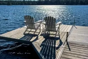 Super Birch on Little Sebago Lake - Gray