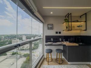 ESPETACULAR !!! Apartamento de alto padrão no Brooklin, Consulado EUA, Morumbi, Metrô, Itaim, Paulista - Ed Air Brooklin