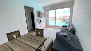 blue lagoon near the airport