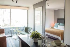 HOM I Amplio y Luminoso Depto TOP1 2PAX en Nunoa