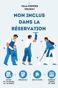 Villas MAGNIFIQUE VILLA LUXE COSY POPPIES HOLIDAY - Normandie Beach Racing, Flipper, Baby-foot, SPA, Jardin Mediterraneen, Plage Riva Bella a 300m, Mer a Pied, Tout Confort, Ideale Familles & Groupes, EVJ a Ouistreham, Proche Cabourg, Week-end & Courts Sejours ! : photos des chambres