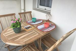 Maisons de vacances Bright T3 with ocean view and parking lot - Hendaye : photos des chambres