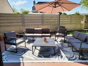 Villa Ker Sanmamaleo près de la plage - 4 chambres, 3 salles de bain, Wifi, animaux acceptés - FR-1-542-29 - Kerjagu