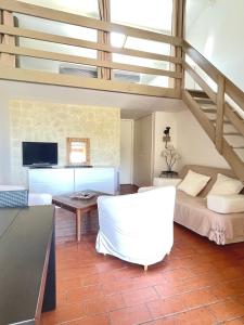 Appartements Maison 5 pers - vue etang - nature - piscine : photos des chambres