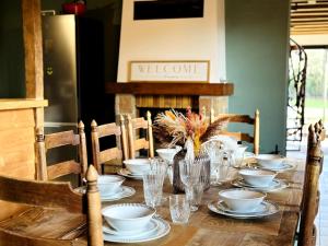 Maisons de vacances La Lande d-Ouee - Sauna & Convivialite : photos des chambres