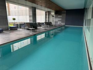 Increíble alojamiento en Santa Fe, CDMX con alberca, gym y estacionamiento