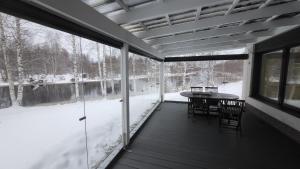 River landscape close to the centre, Himos 8km