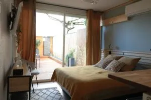 Studio avec terrasse privative - Arthès