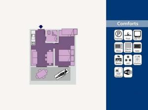 Residenz Bright Star Wohnung Emotion für 5 Personen
