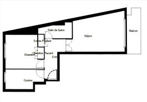 Close to Deauville, seaview, parking