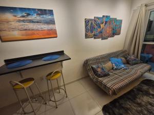 Lindo e novo apto à beira-mar em Caiçara - Praia Grande