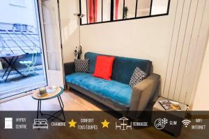 Studio T1 Centre - Idéal couple & amis - Confort - WIFI - Calme - Climatisation - Coin Terrasse