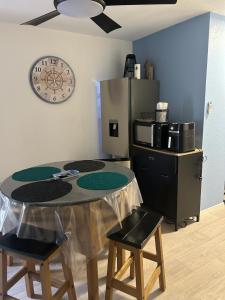 Studio cabine avec vue sur le port