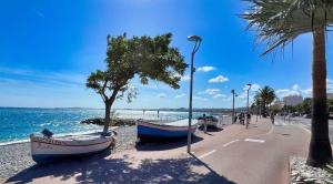 2 pièces lumineux, proche plage, parking, clim, hippodrome