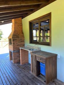 Casa Hortelã no Rosa com Churrasqueira