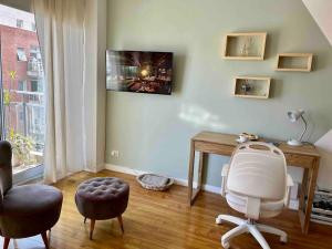 Studio en Palermo Hollywood con balcón y vista a plaza Mafalda