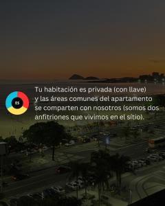 Melhor Vista de Copacabana! Quarto Casal Privativo em Apartamento Compartilhado