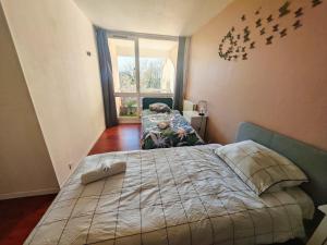 T3 COSY petit balcon 5mins France miniature