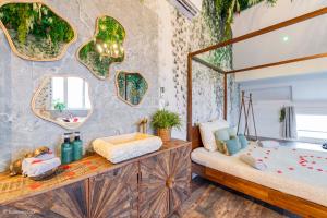 Appartements Le Nid d'Eliyah, suites avec jacuzzi 15min Disneyland Paris : photos des chambres