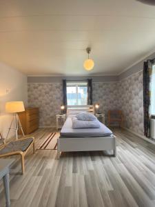 House in the country near lake in Dalarna