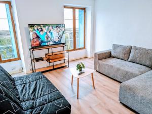 Appartements Le Nanty - Appartement Duplex Cosy et Central- Acces Gare et Centre Ville : photos des chambres