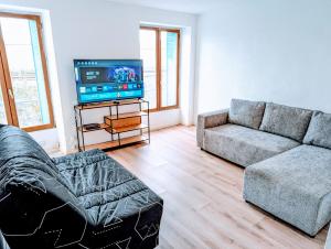 Appartements Le Nanty - Appartement Duplex Cosy et Central- Acces Gare et Centre Ville : photos des chambres