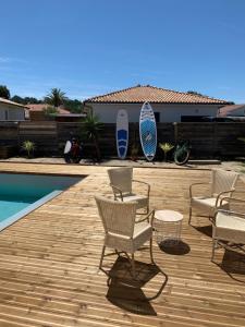 Appartements Sewa surf House 10min de Capbreton 1 : photos des chambres
