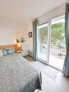 Appartements L-Oceanic - APPARTEMENT VUE MER, 50m DE LA PLAGE, RESIDENCE, TERRAIN DE TENNIS, WIFI : photos des chambres