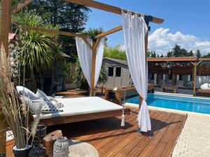 Maisons de vacances studio terrace swimming pool quiet expo park : photos des chambres