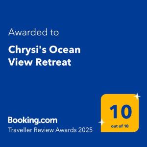 Chrysis Ocean View Retreat