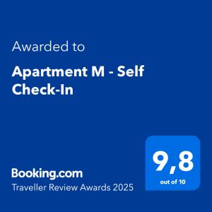 Apartment M - Self Check-In
