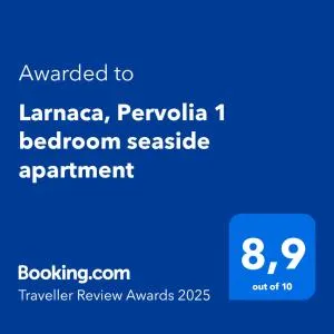 Larnaca, Pervolia 1 bedroom seaside apartment - Perivolia