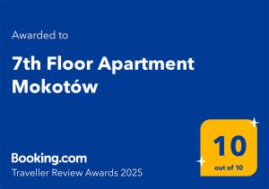 7th Floor Apartment Mokotów - jasny, komfortowy apartament z parkingiem