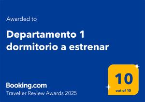 Departamento 1 dormitorio a estrenar