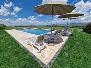 Villa I Cipressini piscina riscaldata spa Toscana - П'єнца